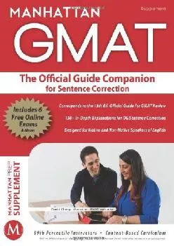 [READ] -  Official Guide Companion for Sentence Correction (Manhattan GMAT)