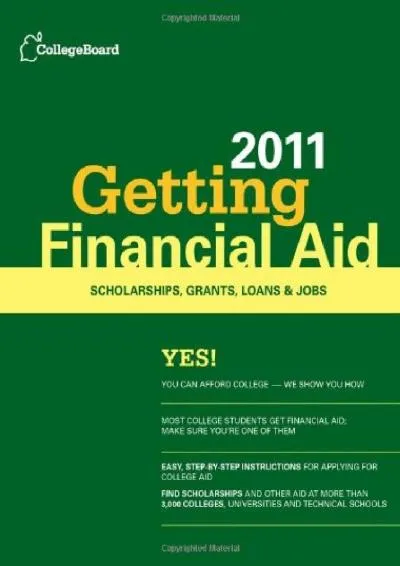 [EBOOK] -  Getting Financial Aid 2011 (College Board Guide To Getting Financial Aid)