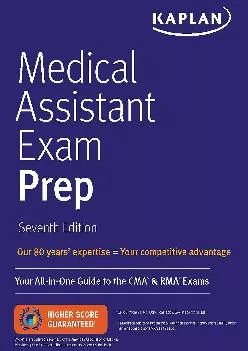 [EBOOK] -  Medical Assistant Exam Prep: Your All-In-One Guide to the CMA & RMA Exams (Kaplan Medical Assistant)