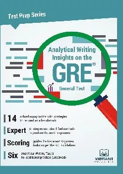 [EPUB] -  Analytical Writing Insights on the GRE General Test (Test Prep)