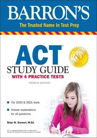 [EPUB] -  ACT Study Guide with 4 Practice Tests (Barron\'s Test Prep)