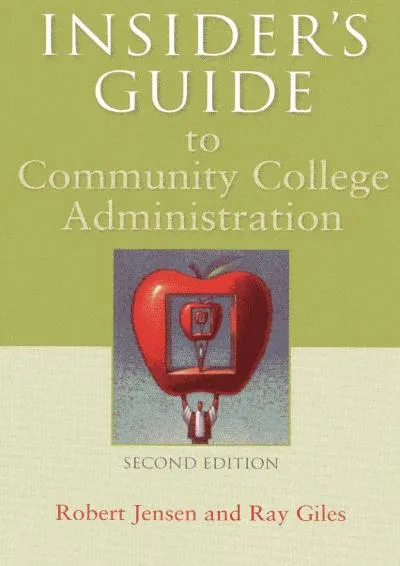 [DOWNLOAD] -  Insider\'s Guide to Community College Administration