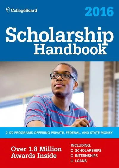 [DOWNLOAD] -  Scholarship Handbook 2016 (College Board Scholarship Handbook)