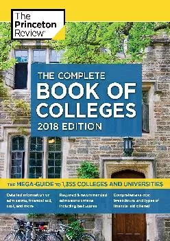 [EBOOK] -  The Complete Book of Colleges, 2018 Edition (College Admissions Guides)