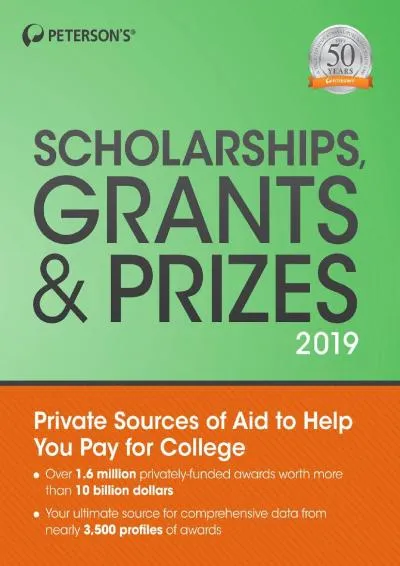 [EPUB] -  Scholarships, Grants & Prizes 2019 (Peterson\'s Scholarships, Grants & Prizes)