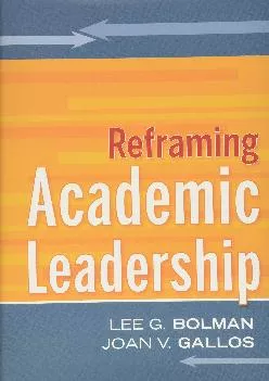 [READ] -  Reframing Academic Leadership