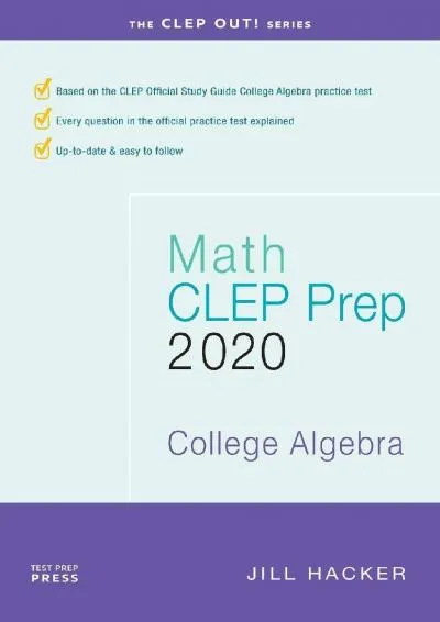 [DOWNLOAD] -  Math CLEP Prep: College Algebra: 2020