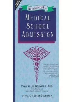 [READ] -  Definitive Guide to Medical School Admission