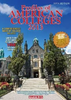 [READ] -  Profiles of American Colleges 2013 (Barron\'s Profiles of American Colleges)