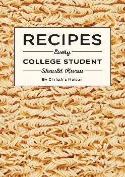 [EPUB] -  Recipes Every College Student Should Know (Stuff You Should Know)
