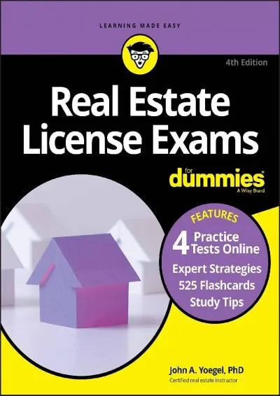 [EPUB] -  Real Estate License Exams For Dummies with Online Practice Tests