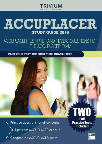 [READ] -  ACCUPLACER Study Guide 2016: ACCUPLACER Test Prep and Review Questions for the ACCUPLACER Exam