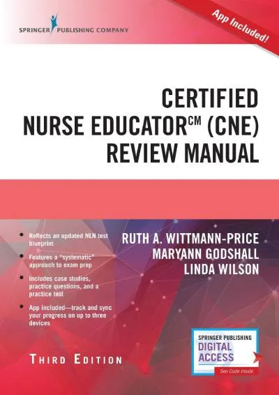 [READ] -  Certified Nurse Educator (CNE) Review Manual (Book with App)