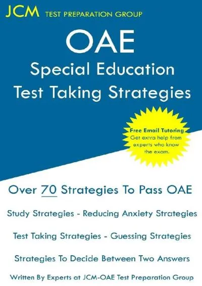 [EPUB] -  OAE Special Education - Test Taking Strategies: OAE 043 - Free Online Tutoring - New 2020 Edition - The latest strategies ...