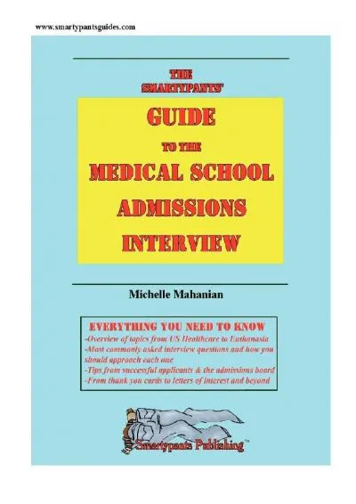 [EBOOK] -  The Smartypants\' Guide to the Medical School Admissions Interview