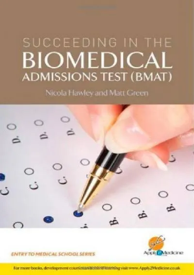 [EBOOK] -  Succeeding in the Bio Medical Admissions Test (BMAT)