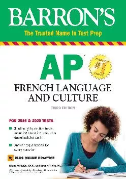 [EBOOK] -  AP French Language and Culture with Online Practice Tests & Audio (Barron\'s Test Prep)