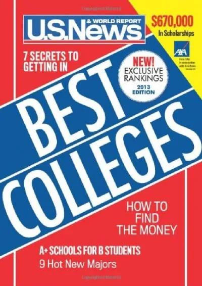 [READ] -  U.S. News Best Colleges 2013