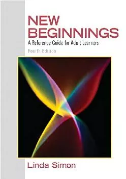 [EPUB] -  New Beginnings: A Reference Guide for Adult Learners