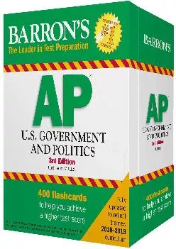 [EPUB] -  AP U.S. Government and Politics Flash Cards (Barron\'s Test Prep)