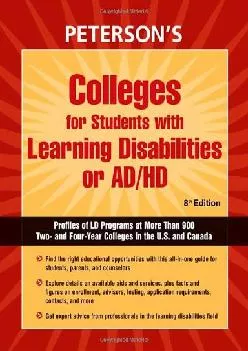 [DOWNLOAD] -  Colleges for Students with Learning Disabilities or AD/HD