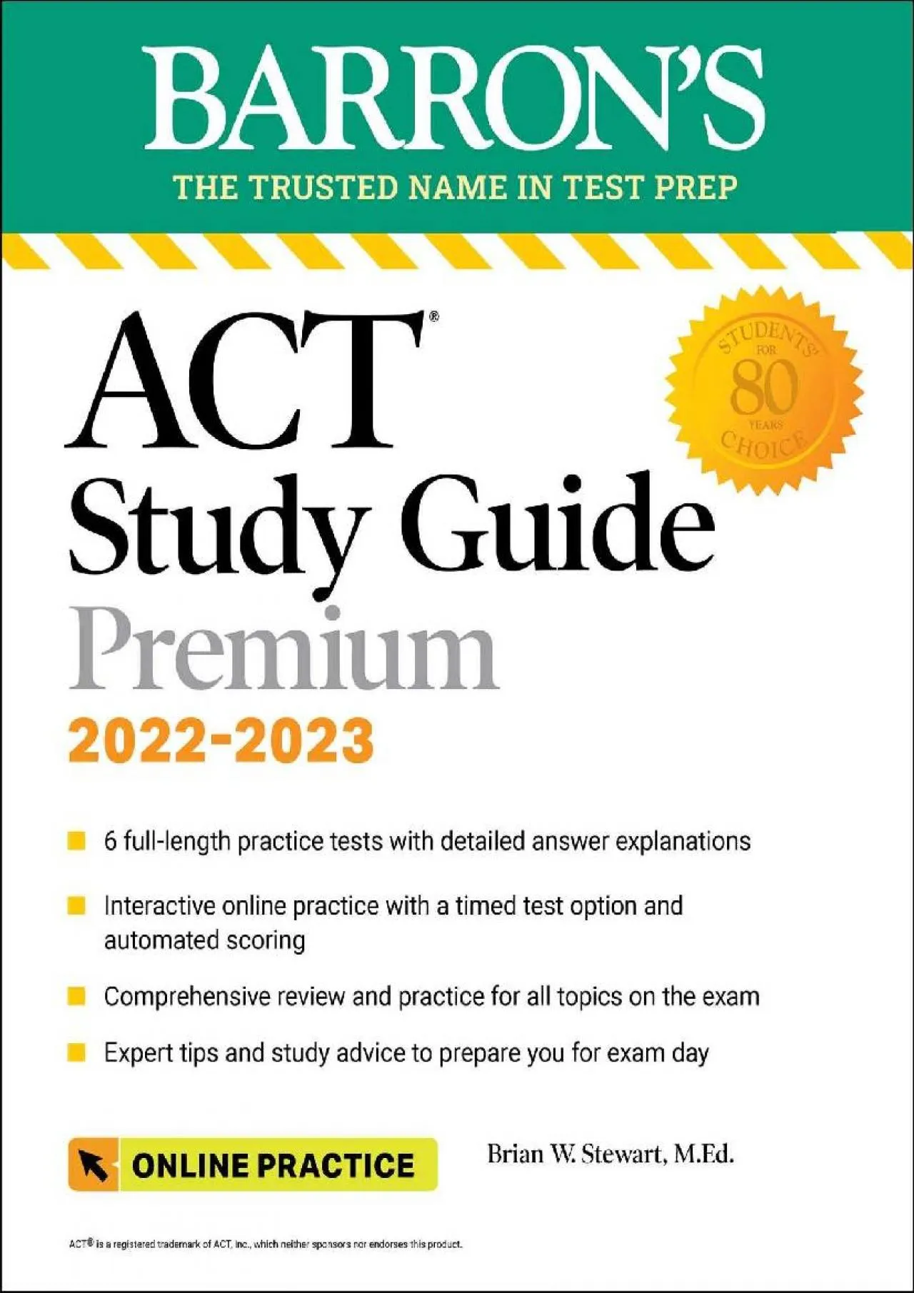 PDF-[EPUB] - ACT Premium Study Guide: with 6 practice tests (Barron\'s Test Prep)