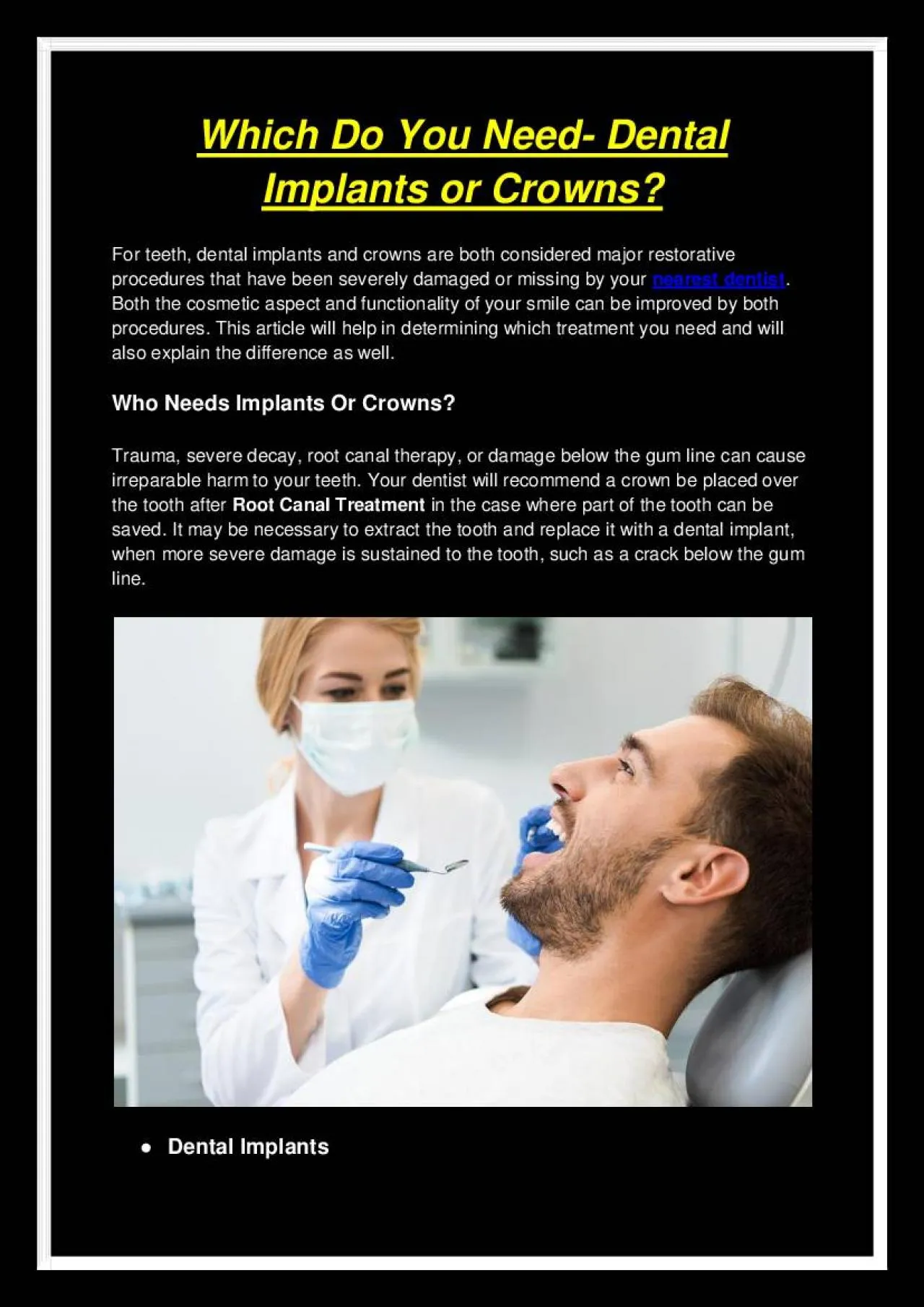 PDF-Which Do You Need- Dental Implants or Crowns?