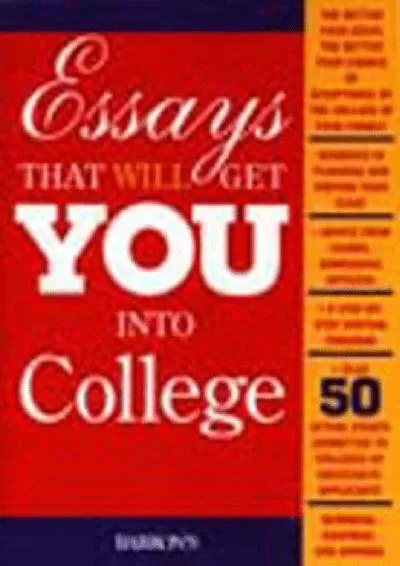 [DOWNLOAD] -  Essays That Will Get You into College