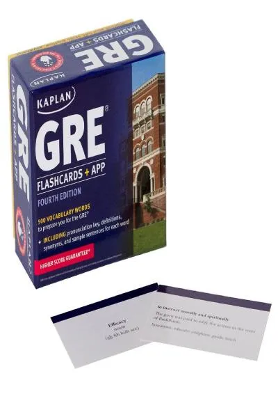 [READ] -  GRE Vocabulary Flashcards + App (Kaplan Test Prep)