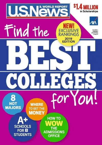 [READ] -  Best Colleges 2019: Find the Best Colleges for You!