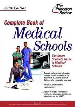 [DOWNLOAD] -  Complete Book of Medical Schools, 2004 Edition (Graduate School Admissions