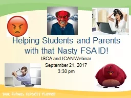 Helping Students and Parents with that Nasty FSA ID!