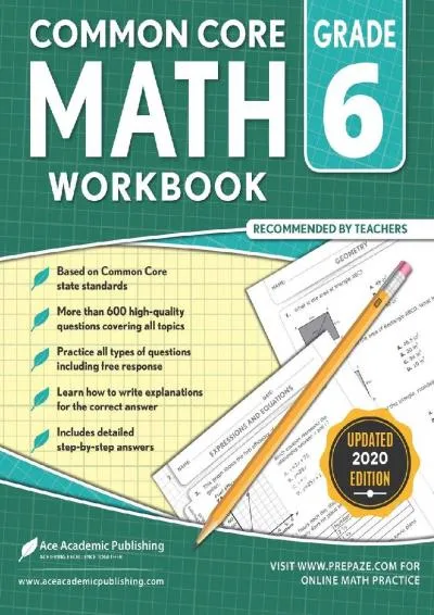 [DOWNLOAD] -  6th grade Math Workbook: CommonCore Math Workbook