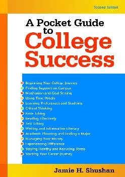 [EBOOK] -  A Pocket Guide to College Success
