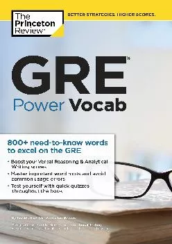 [EPUB] -  GRE Power Vocab (Graduate School Test Preparation)