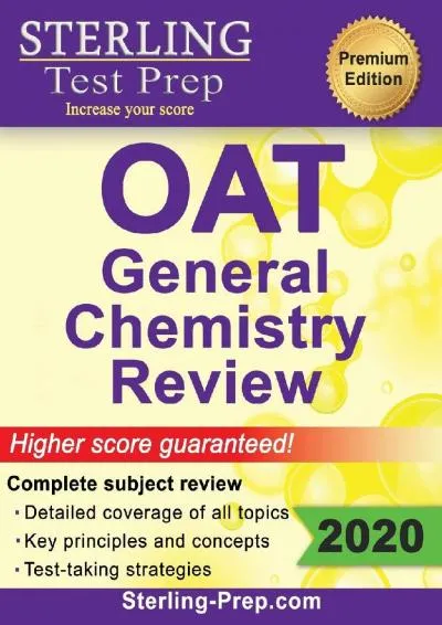 [READ] -  Sterling Test Prep OAT General Chemistry Review: Complete Subject Review