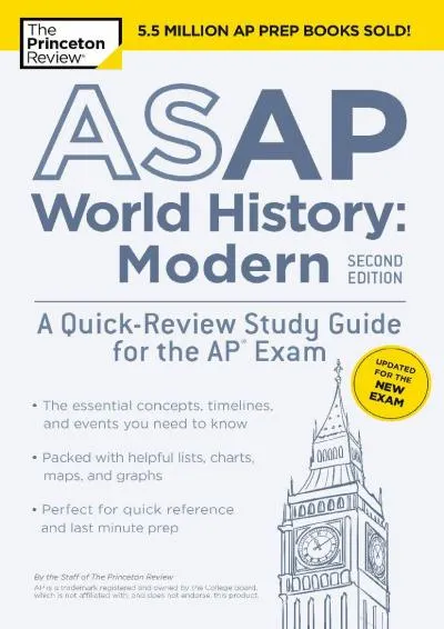 [EBOOK] -  ASAP World History: Modern, 2nd Edition: A Quick-Review Study Guide for the AP Exam (College Test Preparation)