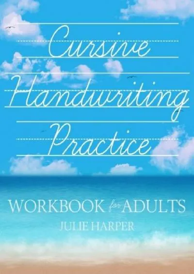 [EPUB] -  Cursive Handwriting Practice Workbook for Adults