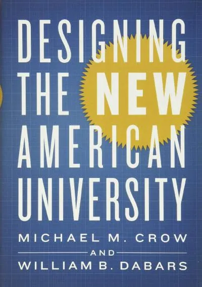 [DOWNLOAD] -  Designing the New American University