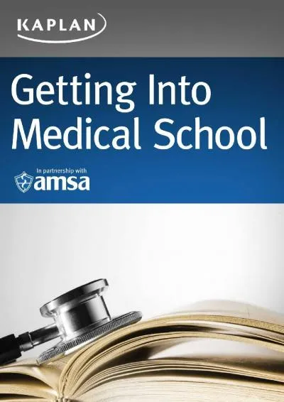 [READ] -  Getting Into Medical School (Kaplan Test Prep)