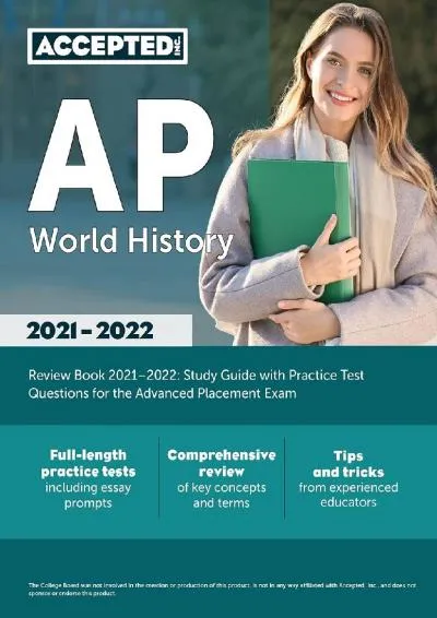 [READ] -  AP World History Review Book 2021-2022: Study Guide with Practice Test Questions for the Advanced Placement Exam