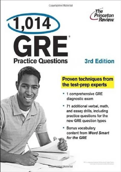 [READ] -  1,014 GRE Practice Questions, 3rd Edition (Graduate School Test Preparation)