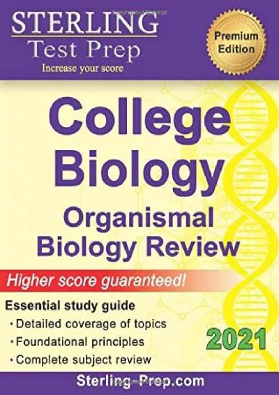 [EBOOK] -  Sterling Test Prep College Biology: Organismal Biology Review