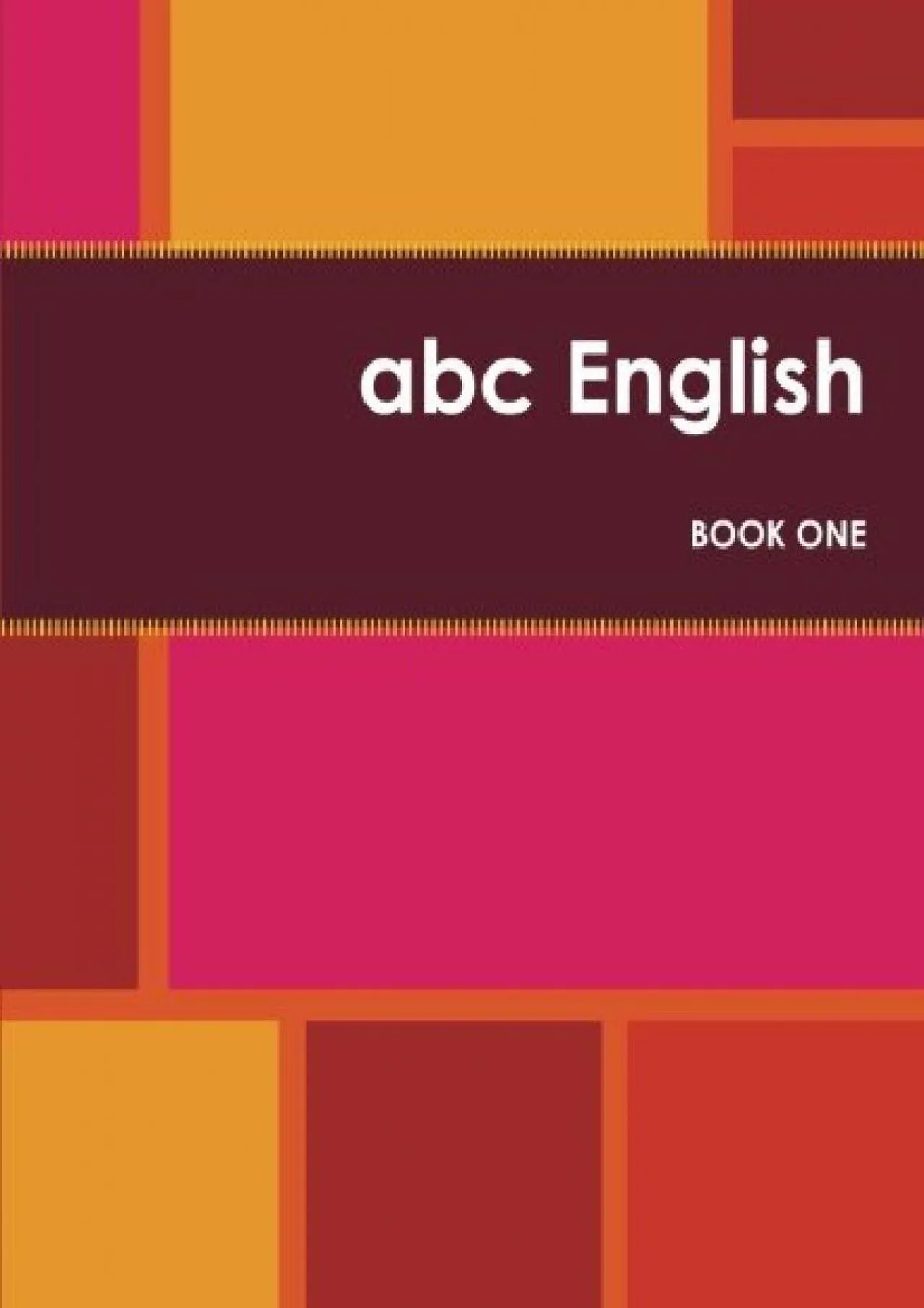 PDF-[READ] - abc English: Book One