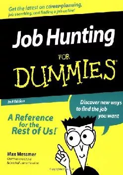 [DOWNLOAD] -  Job Hunting for Dummies, 2nd Edition
