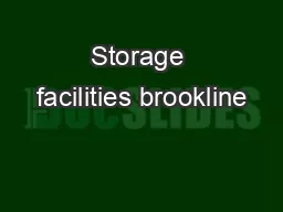 Storage facilities brookline