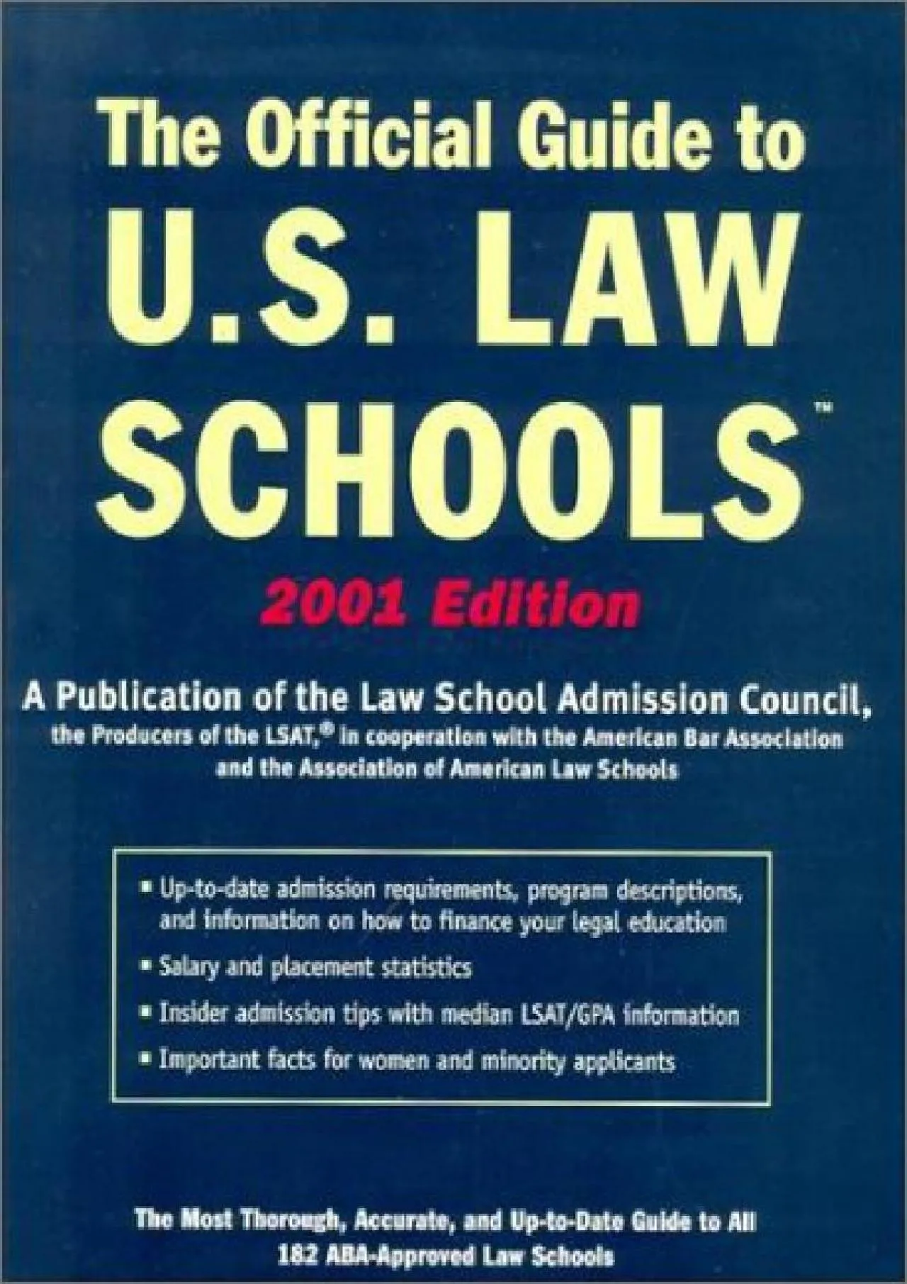 PDF-[READ] - Official Guide to U.S. Law Schools 2001