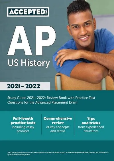 [READ] -  AP US History Study Guide 2021-2022: Review Book with Practice Test Questions for the Advanced Placement Exam