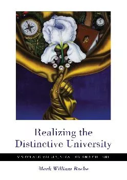 [EBOOK] -  Realizing the Distinctive University: Vision and Values, Strategy and Culture