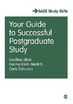 [EBOOK] -  Your Guide to Successful Postgraduate Study (Student Success)
